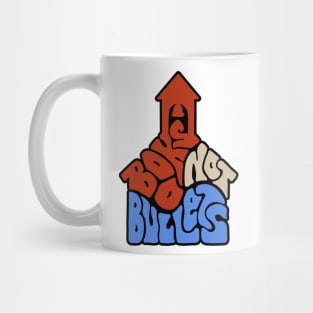 Books Not Bullets Word Art Mug